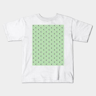 Light Green Retro Aesthetic stars / VSCO stars Kids T-Shirt